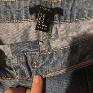F21 Denim Skirt w/Buttons